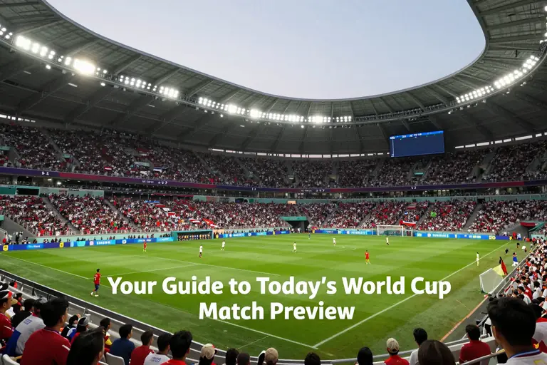 World Cup Match Preview Today