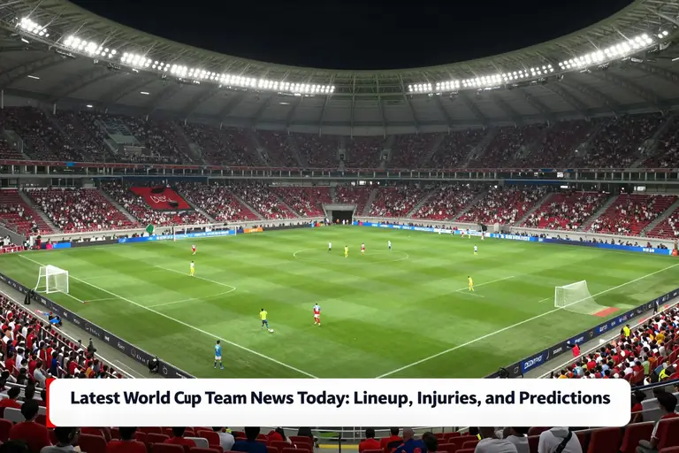 Latest World Cup Team News Today