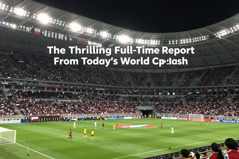The Thrilling Full-Time Report From Today’s World Cup Clash