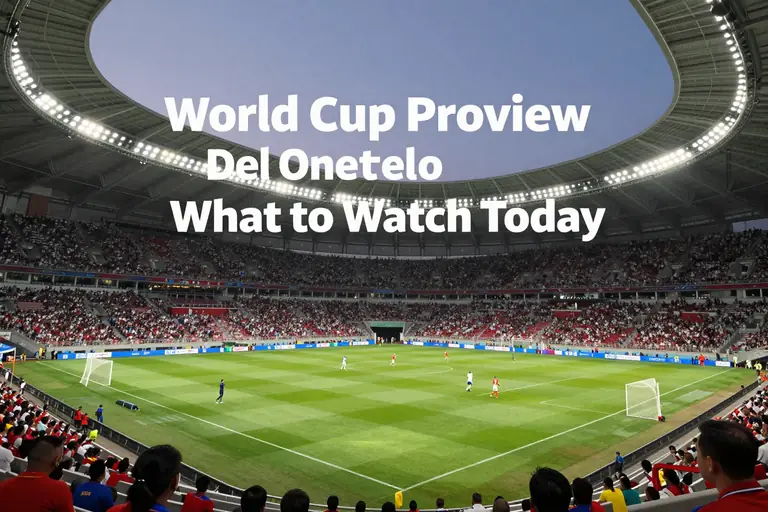 World Cup Preview: What to Watch Today – Your Ultimate Guide to the Day's Action and Beyond